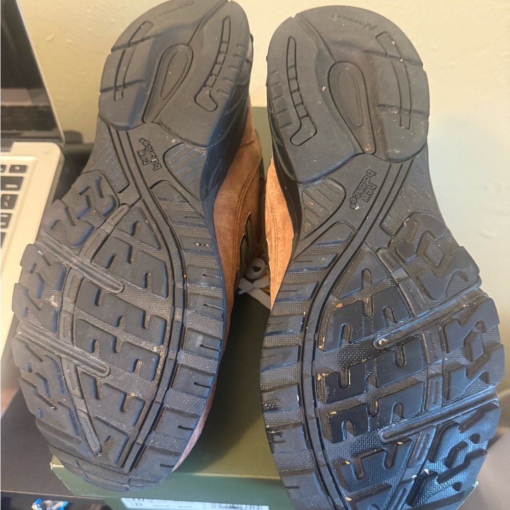 Aime Leon Dore Men's Brown and Green Sneakers - Picture 5 of 6